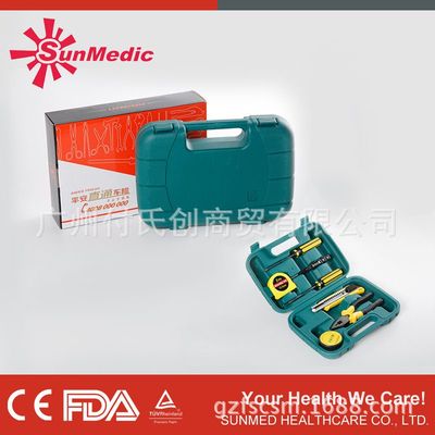工厂库存特惠 平安车险礼品 8件套家用随车应急救援五金工具箱，守护您的行车安全